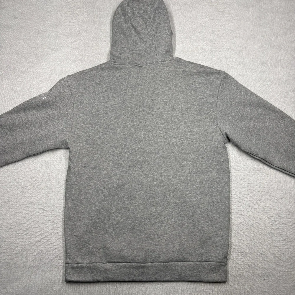 NWT Adidas Fleece Hoodie Hooded Sweater Gray Men's Size Medium